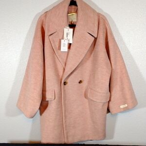 Ted Baker Pink Cocoon Coat